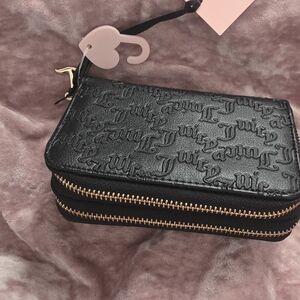 Juicy Couture Black Embossed Women's Bag